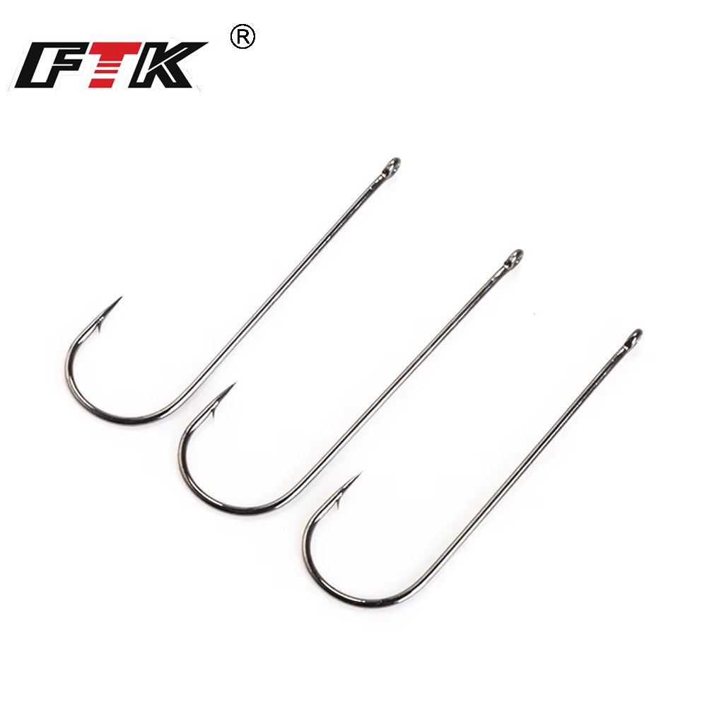 Fishing Hook Barbless - FTK 5-9PCS ABERDEEN Fishing Hook With