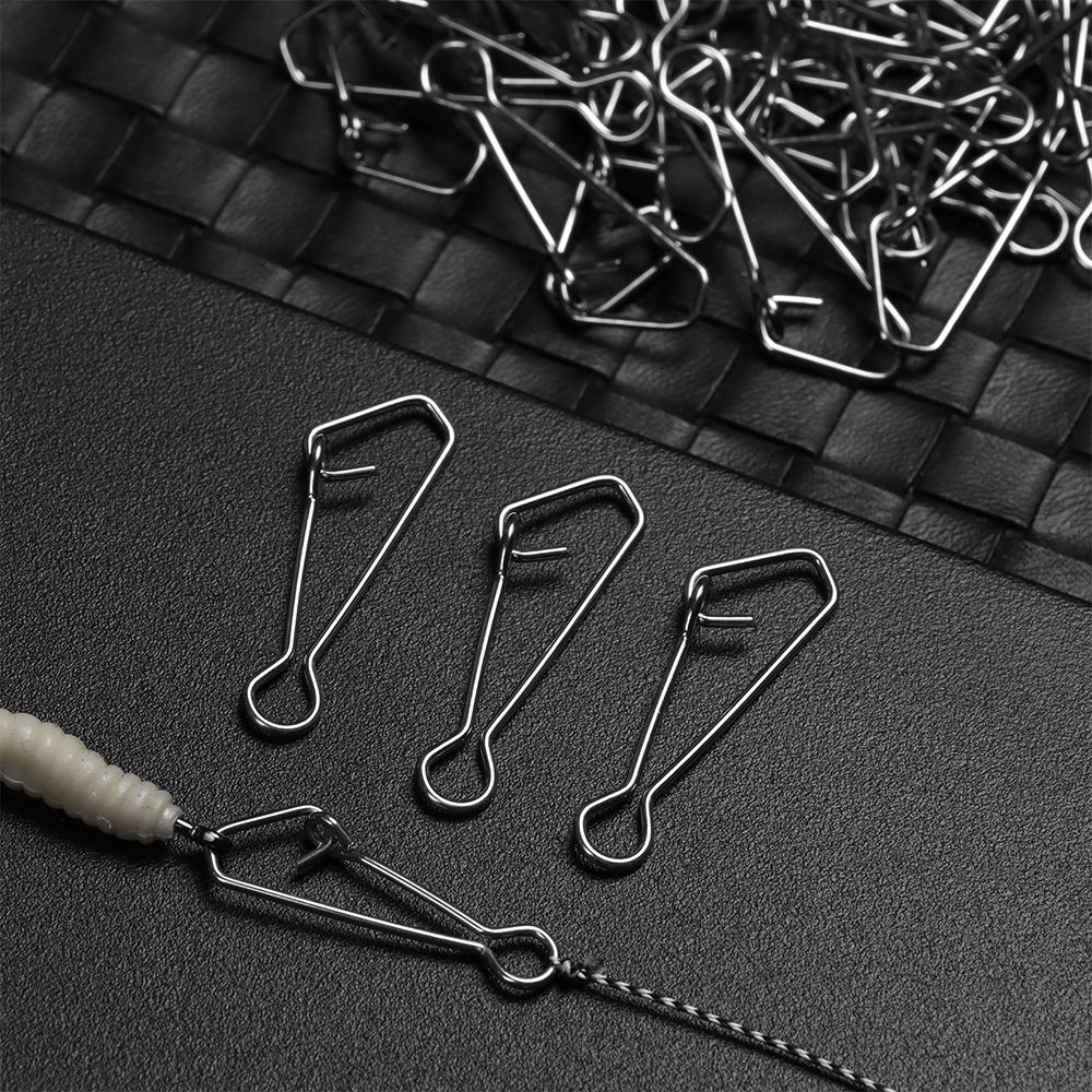 Fishing Hook Stainless Steel - 50 Cái/gói Nhanh Móc Khóa Móc