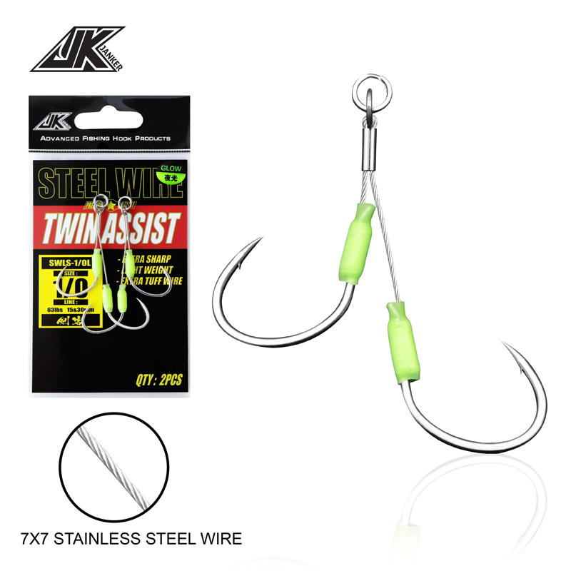Fishing Hook Barbless - JK 3 Gói Mặc Chống Jigging