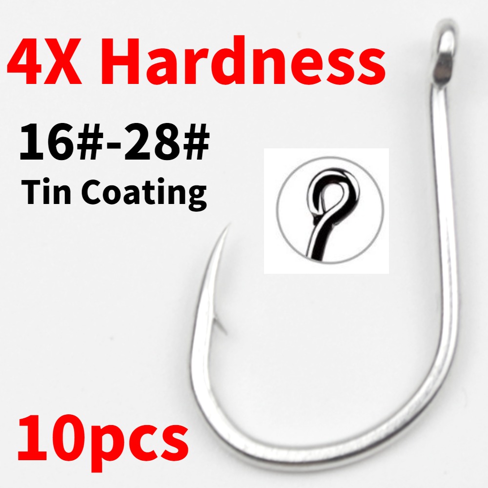 Fishing Hook Offset - For Big Fish Barbed Fishing Hooks