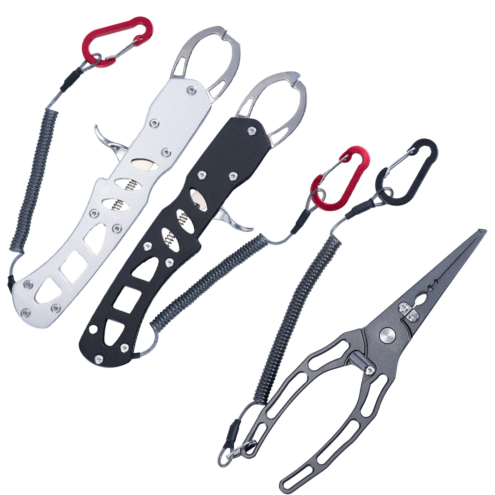 Fishing Hook Sharpener - Fishing Pliers and Fish Gripper Combo