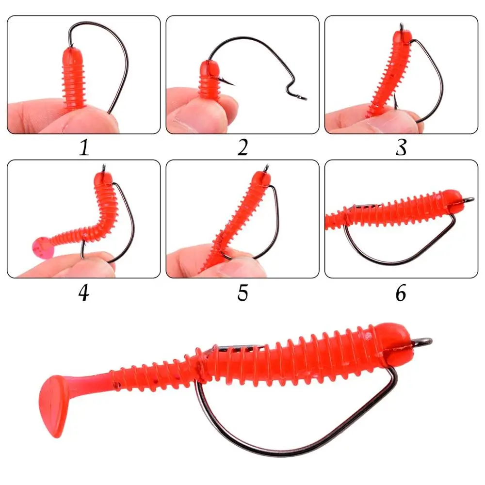 50pcs Wide Belly Crankbait Hoo - đánh giá và giá Fishing Hook Offset