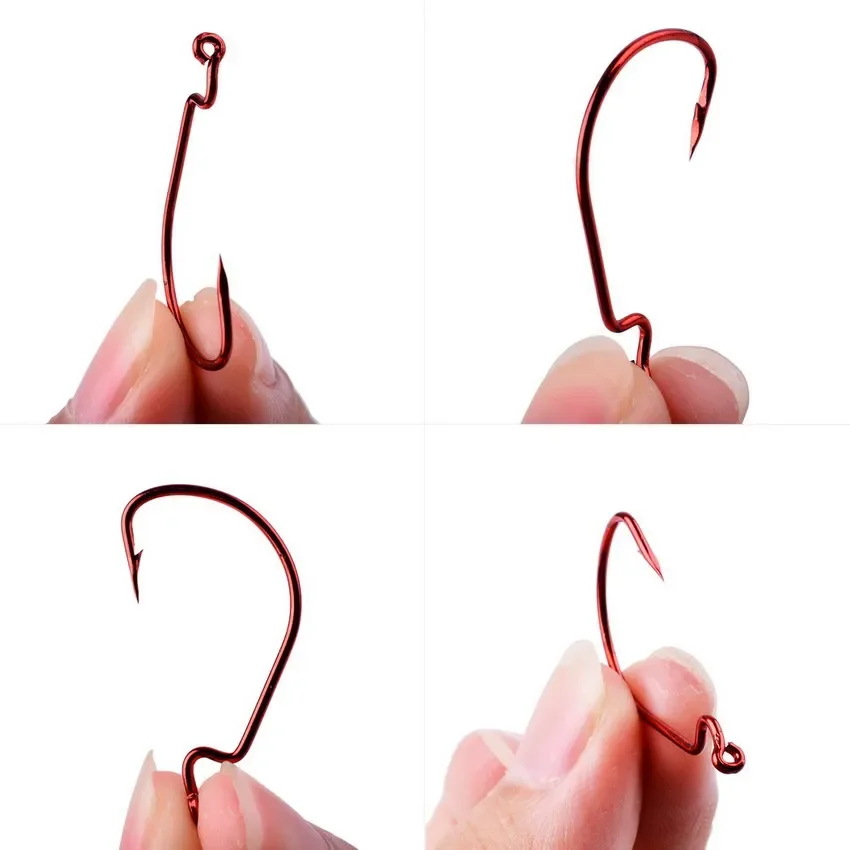 50pcs Wide Belly Crankbait Hoo - đánh giá và giá Fishing Hook Offset
