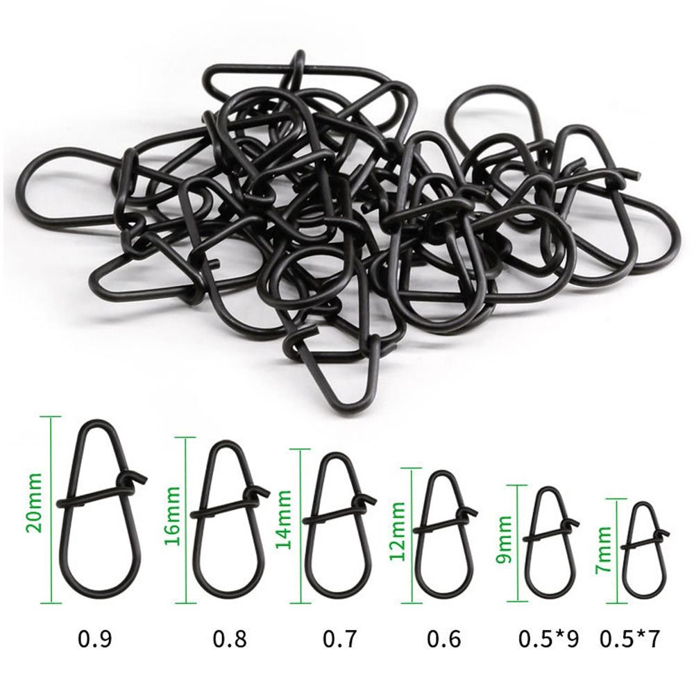100Pcs/lot Matte black Snap Fi - đánh giá và giá Fishing Hook Box