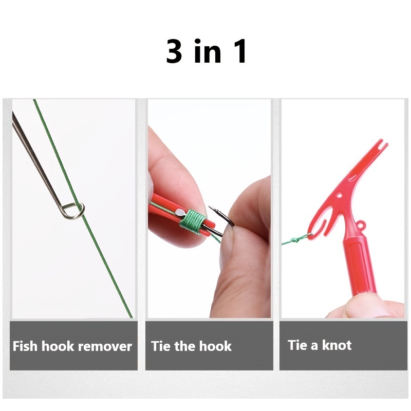 1pc 3 in 1 Extractor Fishing U - đánh giá và giá Fishing Hook Sharpener