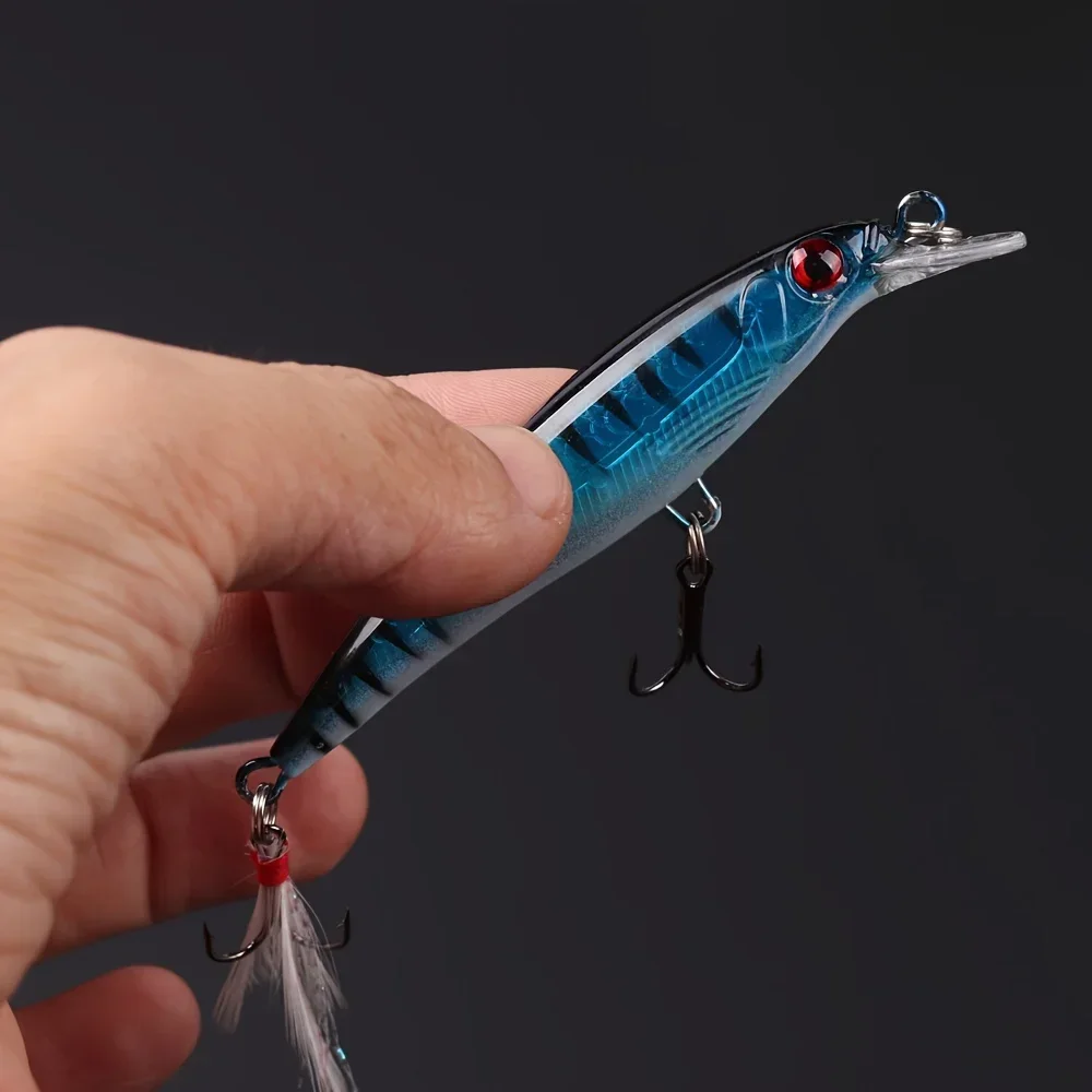 Laser 3D Eyes Bionic Minnow Fi - đánh giá và giá Fishing Hook