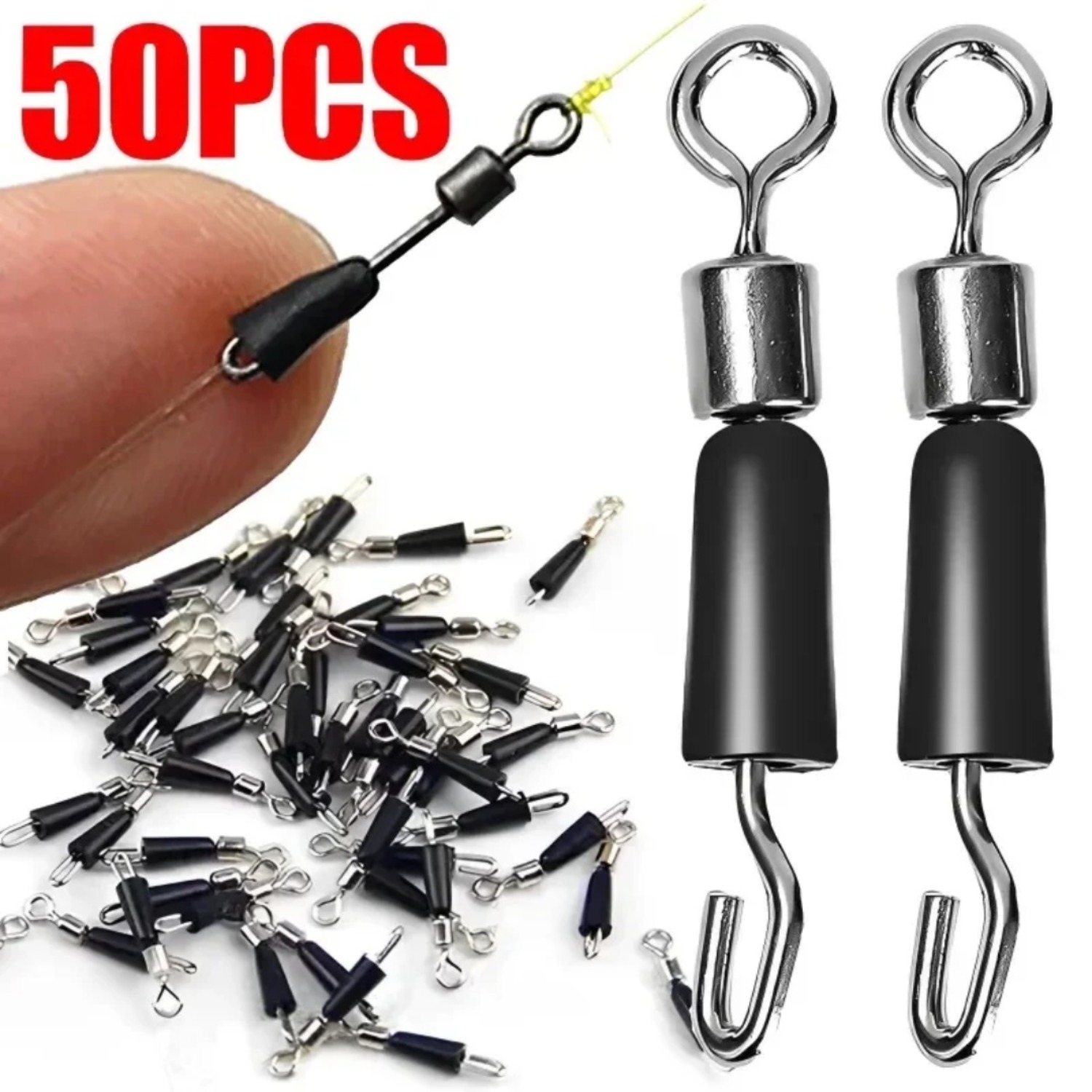 50pcs Carp Fishing Quick Chang - đánh giá và giá Fishing Hook Stainless Steel