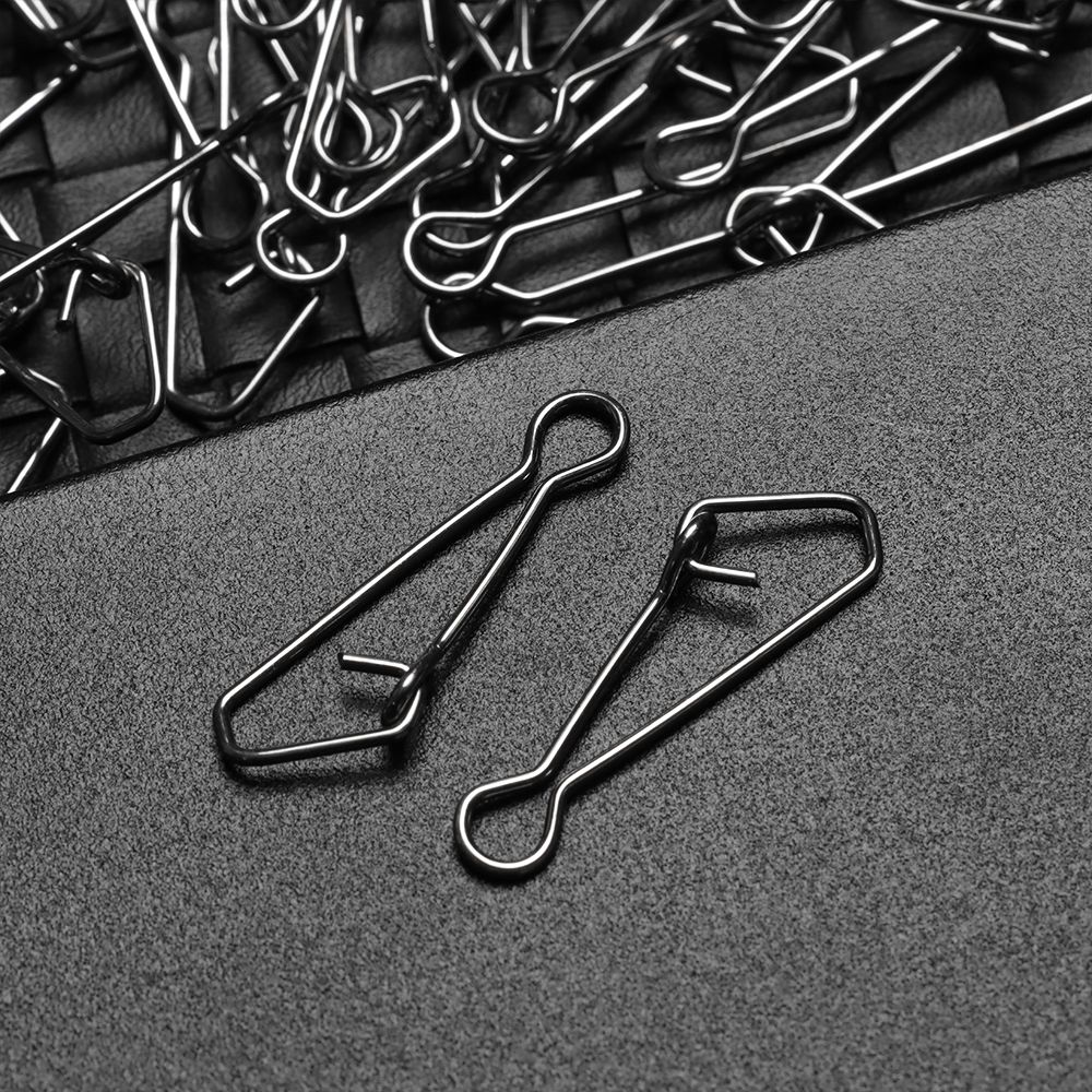 50 Cái/gói Nhanh Móc Khóa Móc  - đánh giá và giá Fishing Hook Stainless Steel