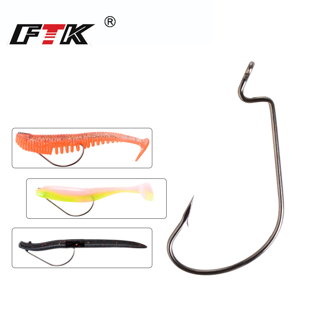 FTK 12-20PCS Offset Fishing Ho - đánh giá và giá Fishing Hook Offset