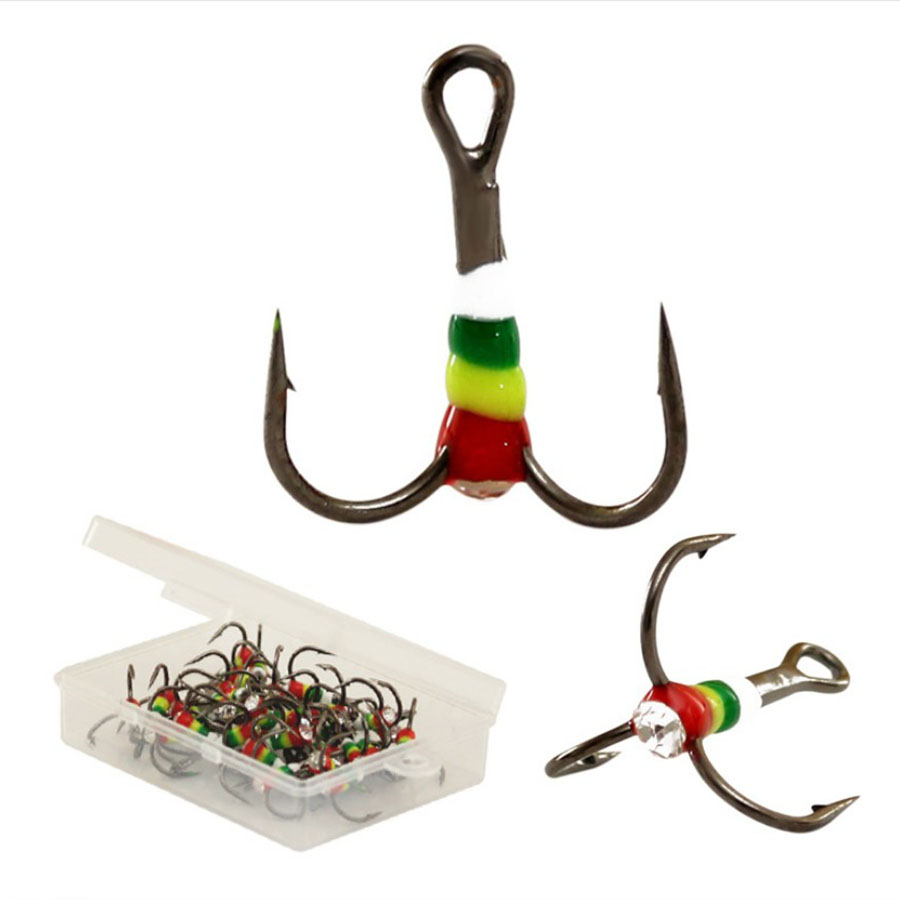 5pcs40pcs Băng Cầu Vồng Móc Hi - đánh giá và giá Fishing Hook Assortment