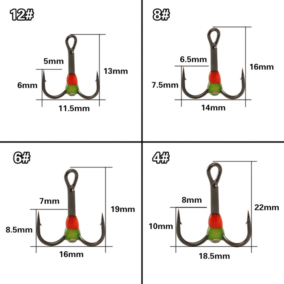 5pcs40pcs Băng Cầu Vồng Móc Hi - đánh giá và giá Fishing Hook Assortment