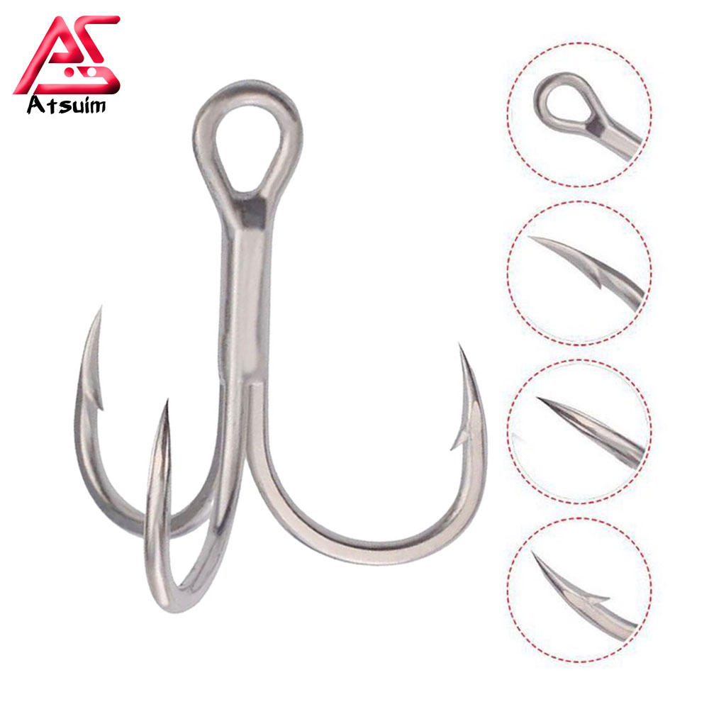 AS 100pcs Treble Hooks 4X Stro - đánh giá và giá Fishing Hook Assortment