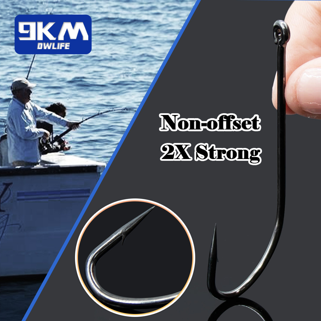 9KM Nước Biển Lưỡi Câu 50 ~ 20 - đánh giá và giá Fishing Hook Assortment