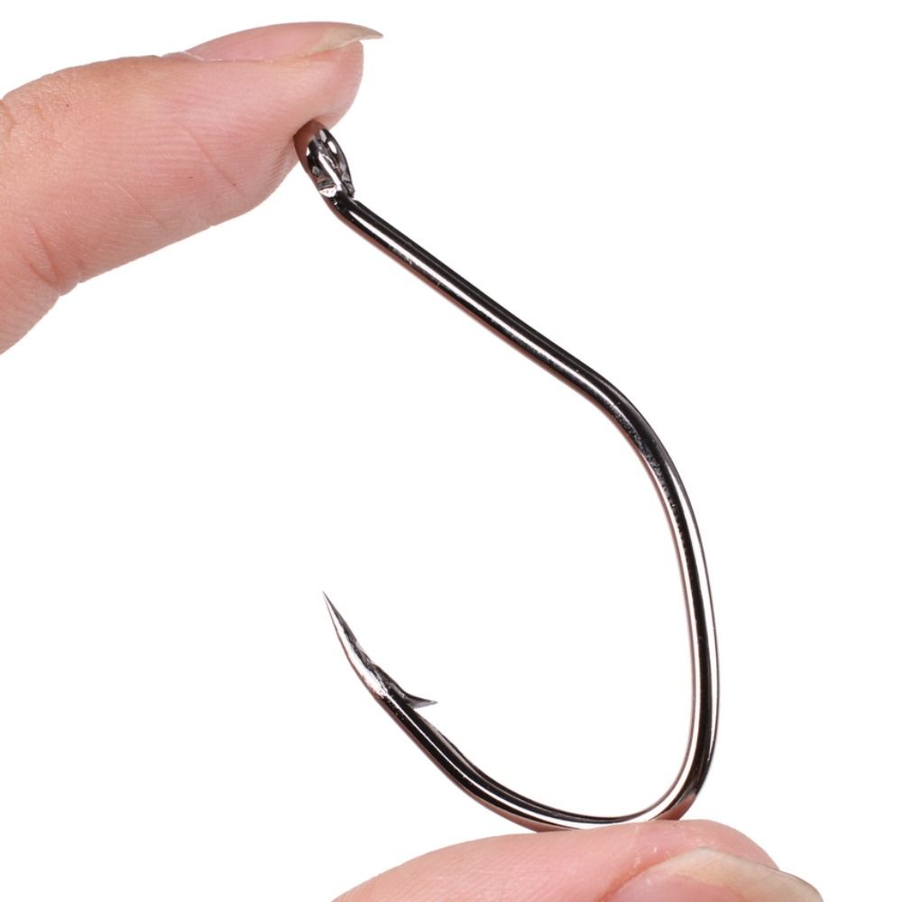 10pcs/Box Barbed Catfish Fishi - đánh giá và giá Fishing Hook Offset