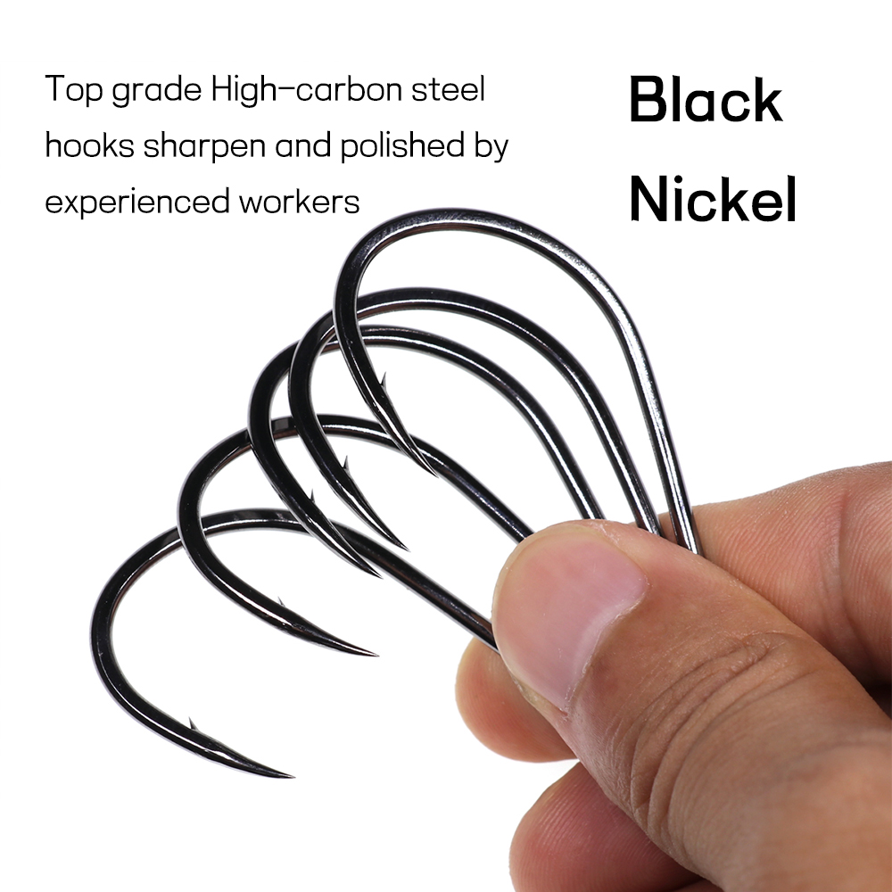 Bimoo 20 Chiếc Bù Đắp Bạch Tuộ - đánh giá và giá Fishing Hook Barbless