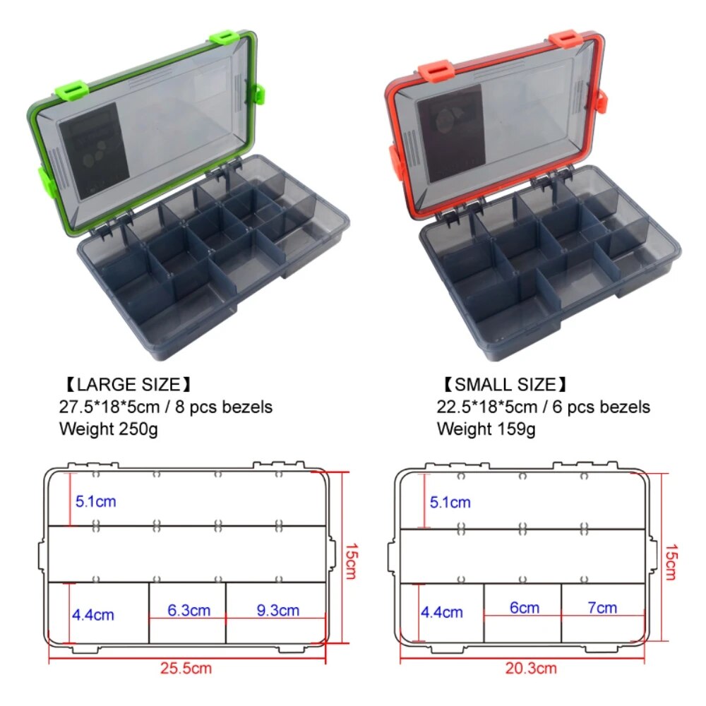 Fishing Tackle Box Large Capac - đánh giá và giá Fishing Hook Size