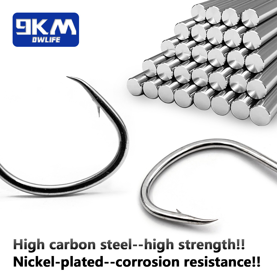 9KM Fishing Hooks Saltwater Li - đánh giá và giá Fishing Hook Barbless