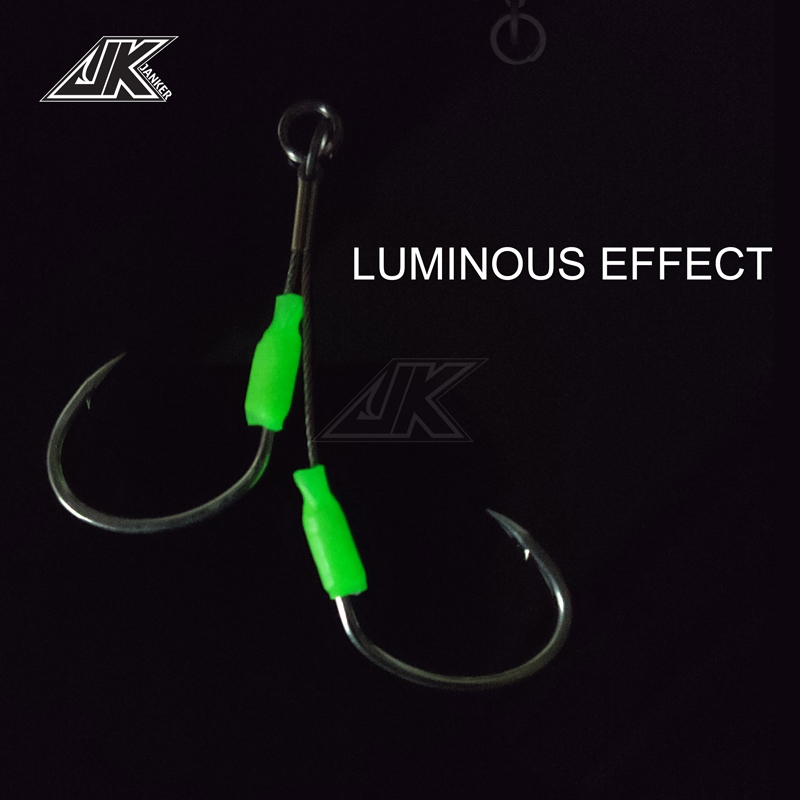 JK 3 Gói Mặc Chống Jigging Móc - đánh giá và giá Fishing Hook Barbless