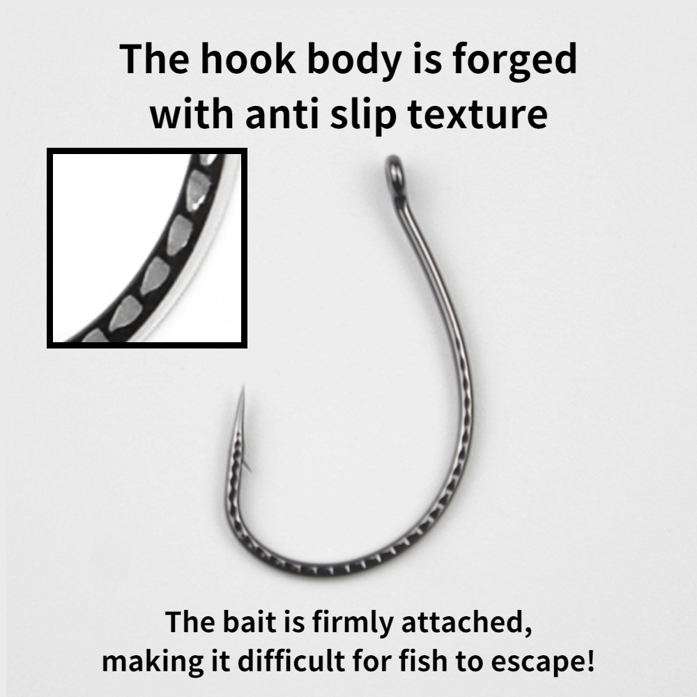 50pcs Wacky Hooks High Carbon  - đánh giá và giá Fishing Hook Offset