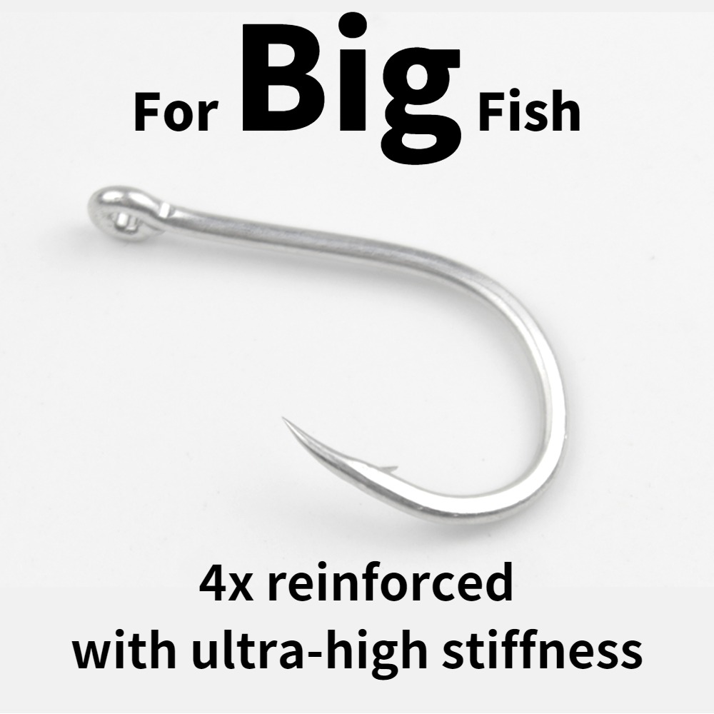 For Big Fish Barbed Fishing Ho - đánh giá và giá Fishing Hook Offset