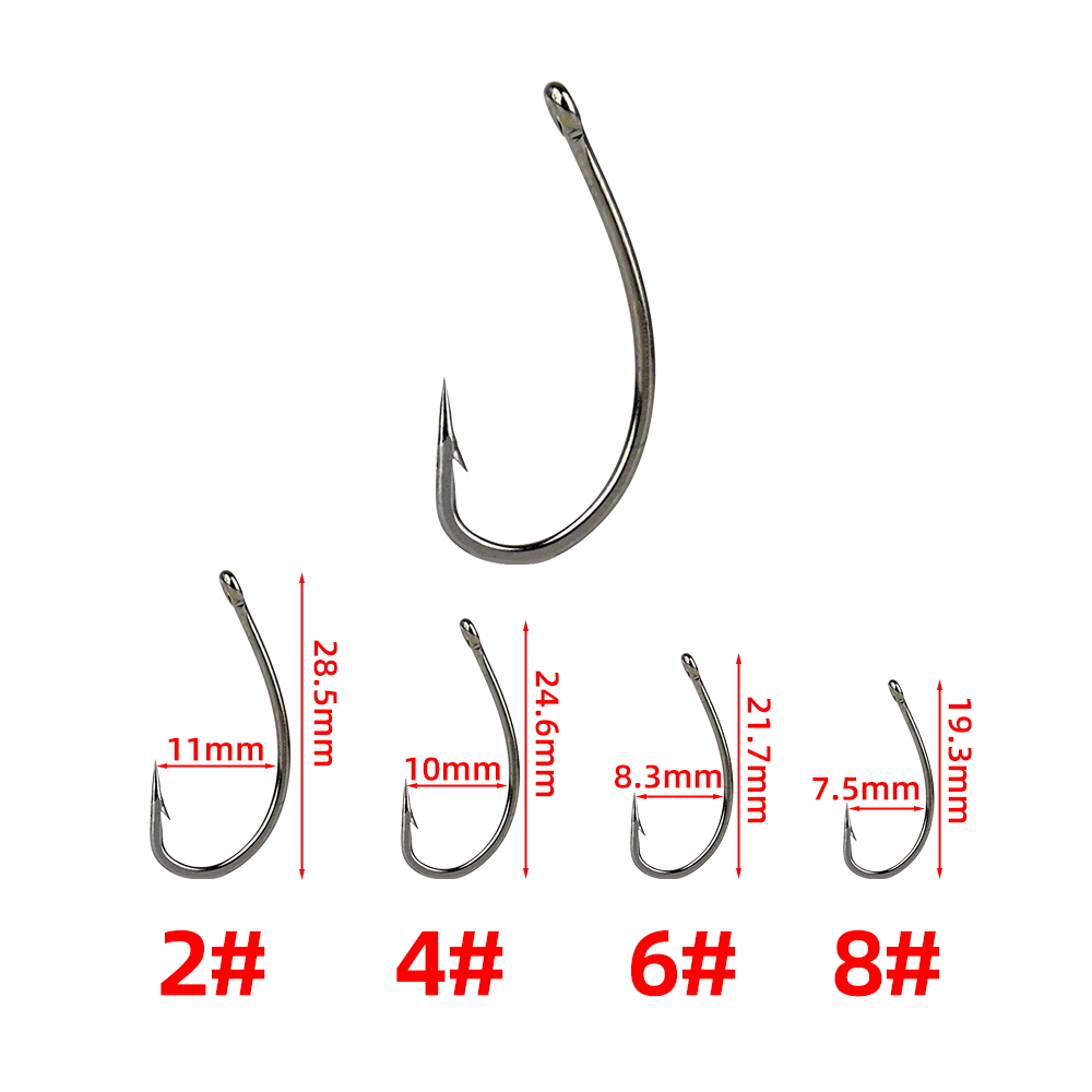 Hirisi 3pcs Carp Fishing Hook  - đánh giá và giá Fishing Hook Barbless