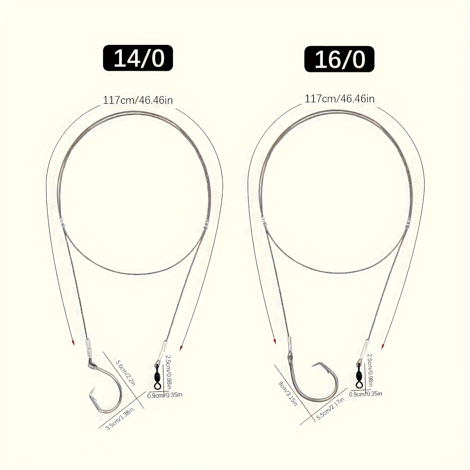 2pcs Circle Hooks Rigs Fishing - đánh giá và giá Fishing Hook Assortment