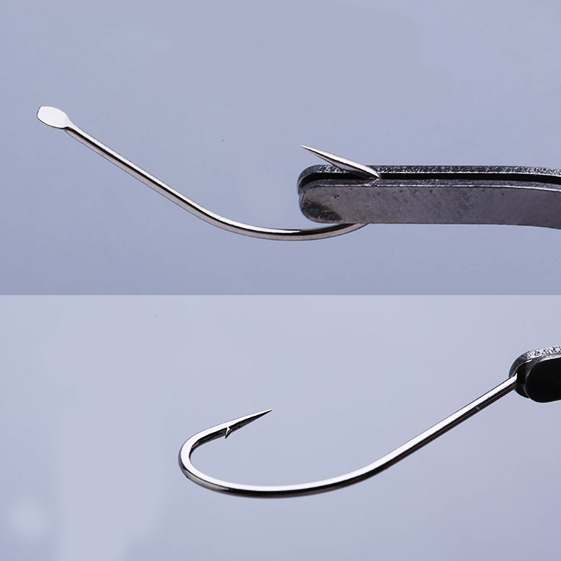 100pcs/box Iseama Circle Carp  - đánh giá và giá Fishing Hook Offset