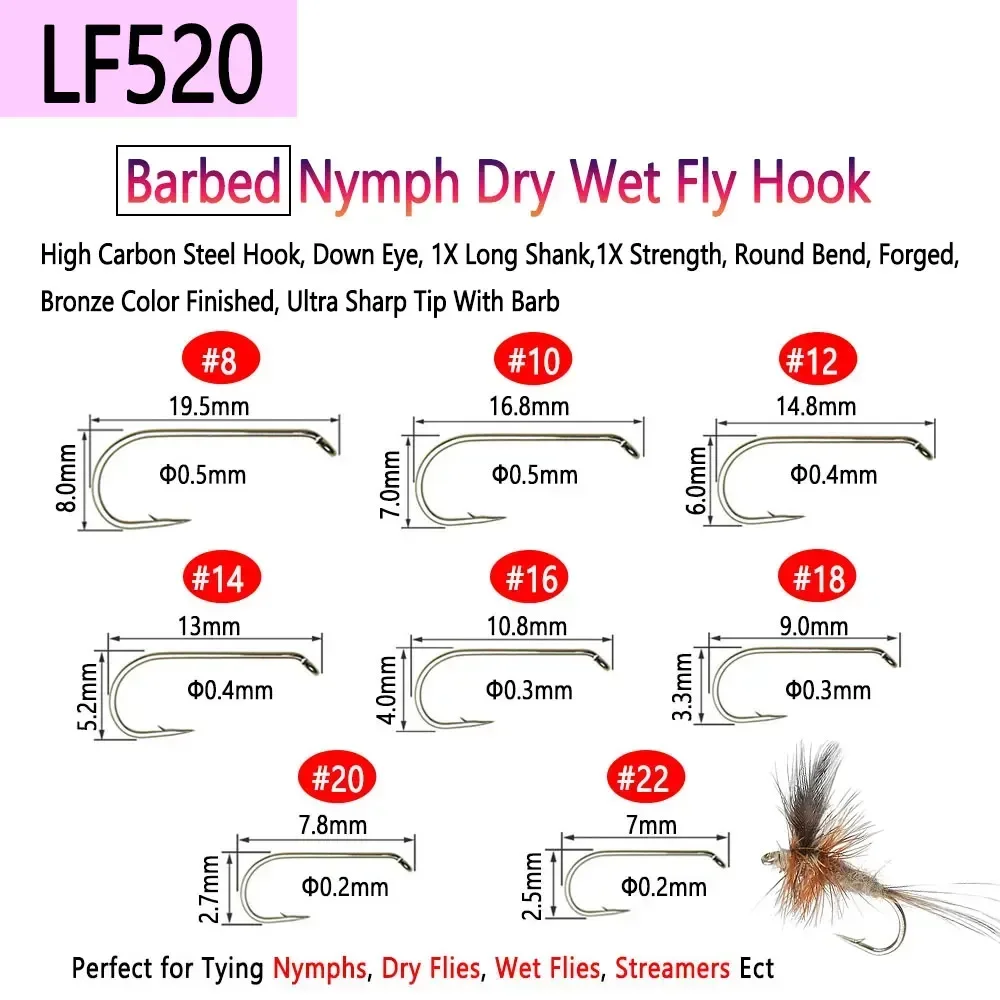 Bimoo 100PCS 8 # ~ 22 # Thép G - đánh giá và giá Fishing Hook Barbless